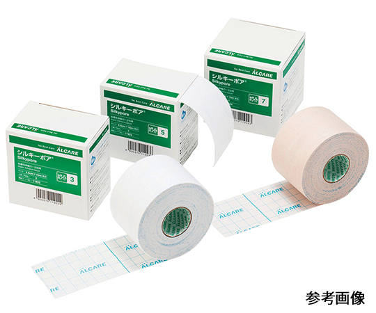 シルキーポア ホワイト 1.25cm×10m 1号 1箱（24巻入） 11921