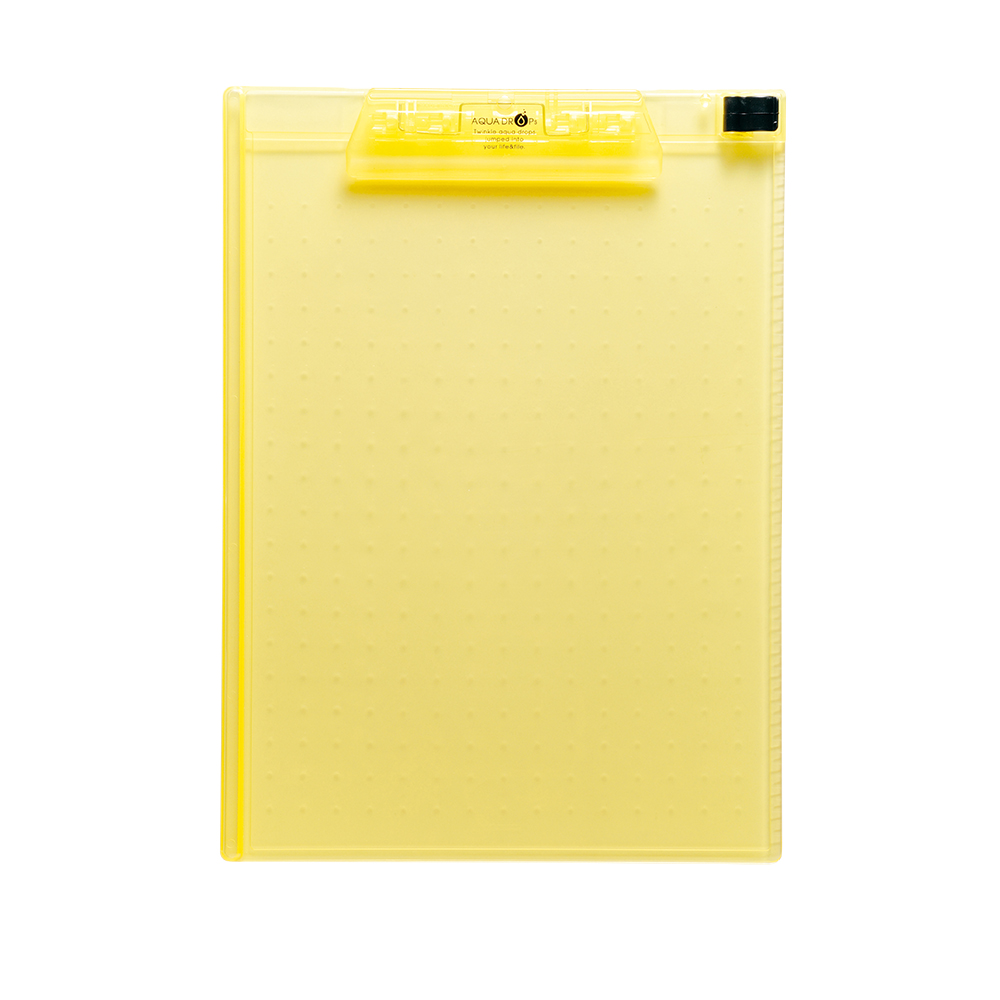 クリップボード 235×323mm 黄 A5010-5