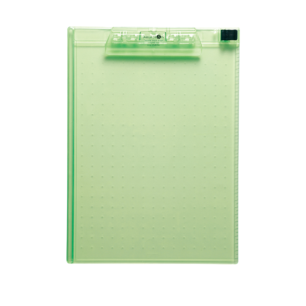クリップボード 235×323mm 黄緑 A5010-6
