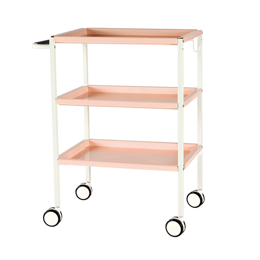 スチールワゴン ピンク 650×400×798mm RFWG2-STPK