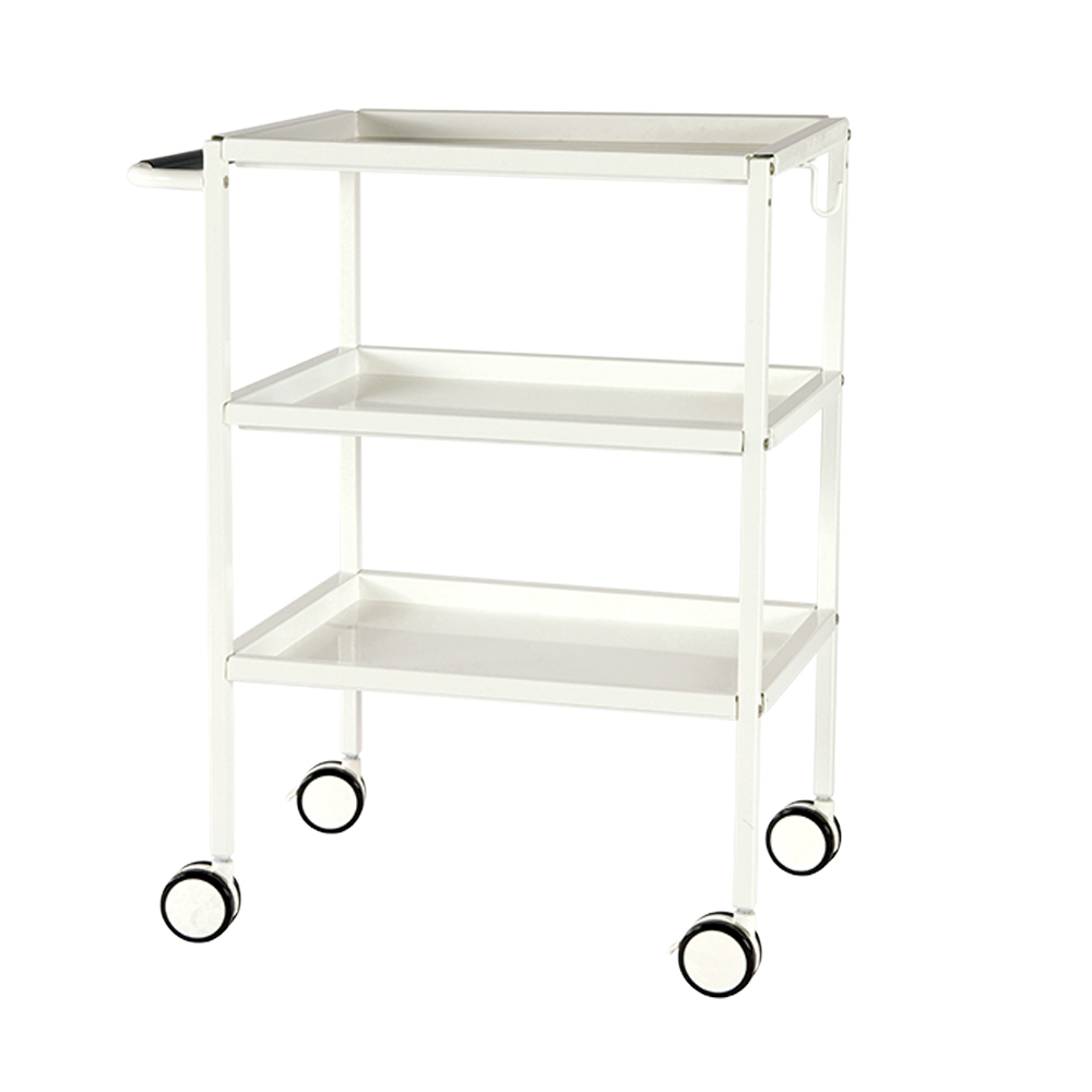 スチールワゴン ホワイト 650×400×798mm RFWG2-STWH