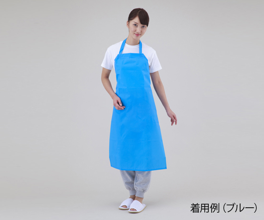 防水カラーエプロン （ブルー）