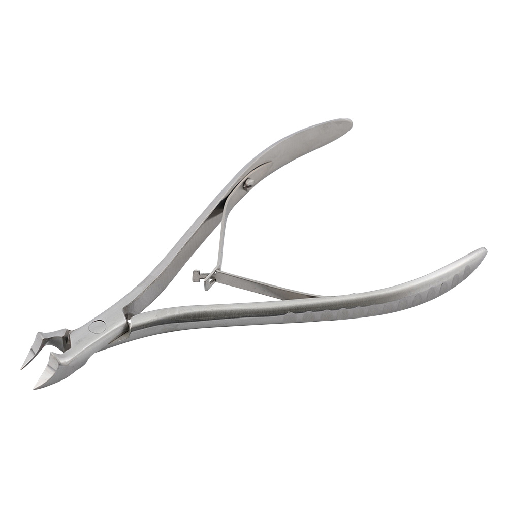 小型ニッパ式爪切り アングル刃 全長130mm NAIL-LAT