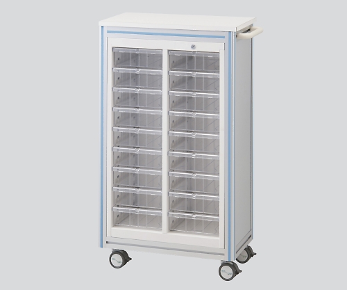 与薬スムースカート 18床用（ブルー） NT18-B2