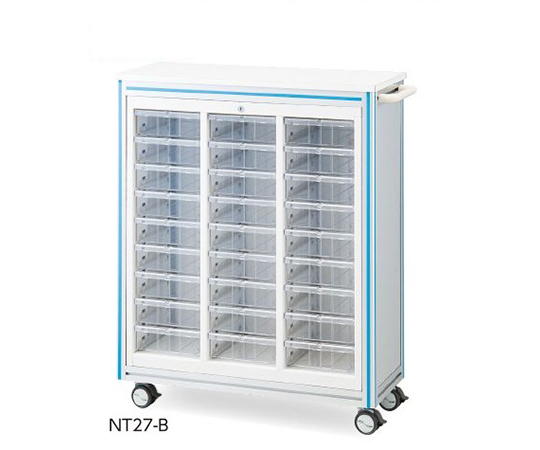 与薬スムースカート 27床用（ブルー） NT27-B