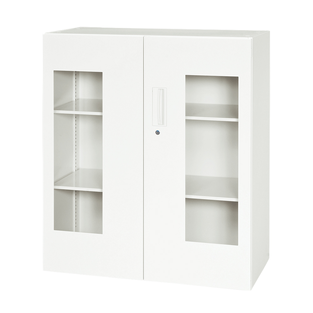 収納ユニット（薄型タイプ） 下置き専用 両開き・窓付タイプ V930-11HG