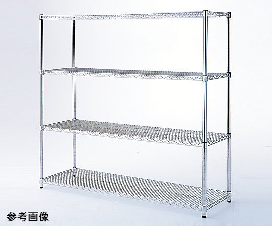ワイヤーラック　4段 1822×457×1507mm 61-62-9-4