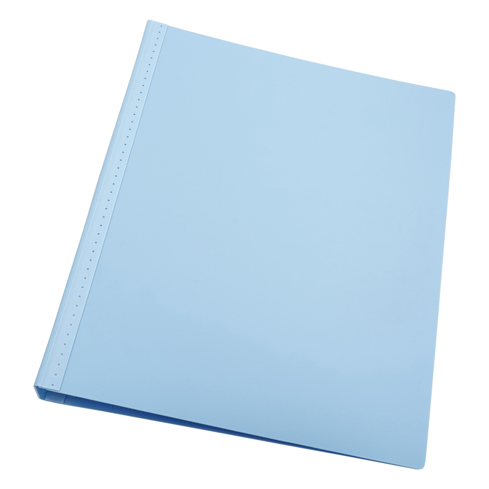 メディカルサポートブック A4・4穴 背幅31mm ブルー HB657-1