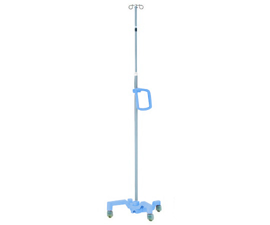 ナビガードルスタンド（フリーストップ） グリップ付き・ショートフック ブルー NNFS-GB