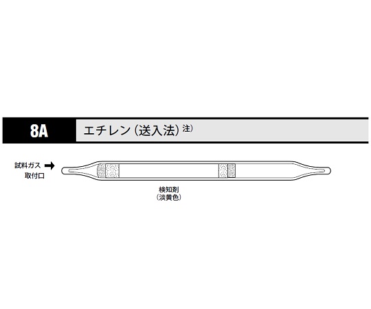 ガス検知管 エチレン（送入法）1箱（10本入） 8A