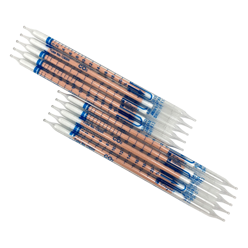 ガス検知管（北川式） 二酸化炭素 1箱（10本入） 126SH