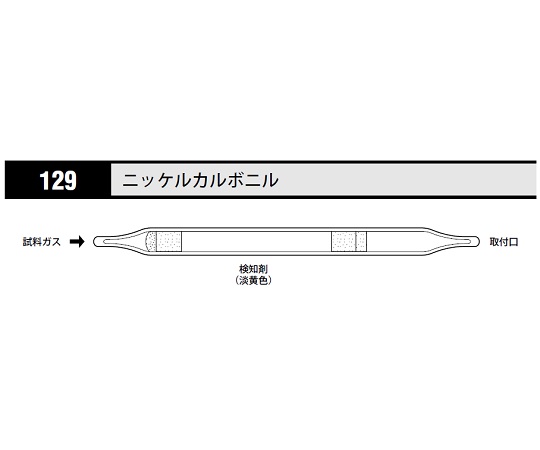 ガス検知管 ニッケルカルボニル 1箱（10本入） 129