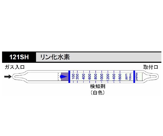 ガス検知管 リン化水素 1箱（10本入） 121SH