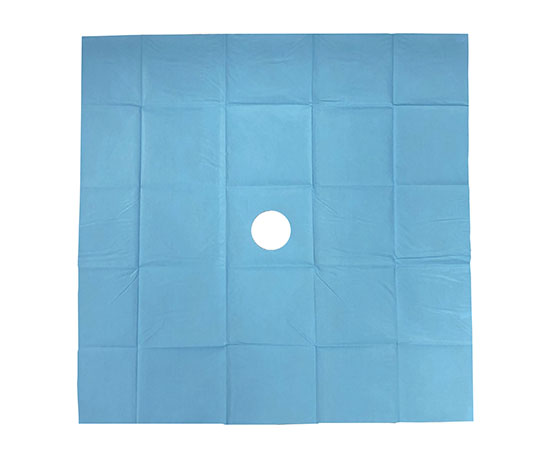 プロシェア滅菌ドレープ 450×450mm 1袋（10包入） 4545(穴有り)Q／B