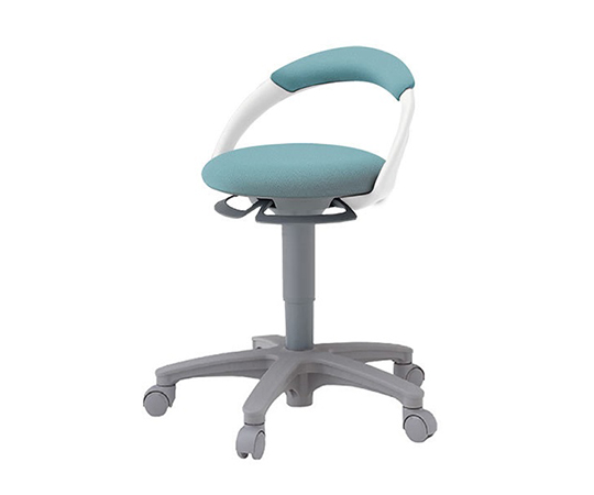 スツール（患者用） キャスター ターコイズブルー PCK-1100DL-S4