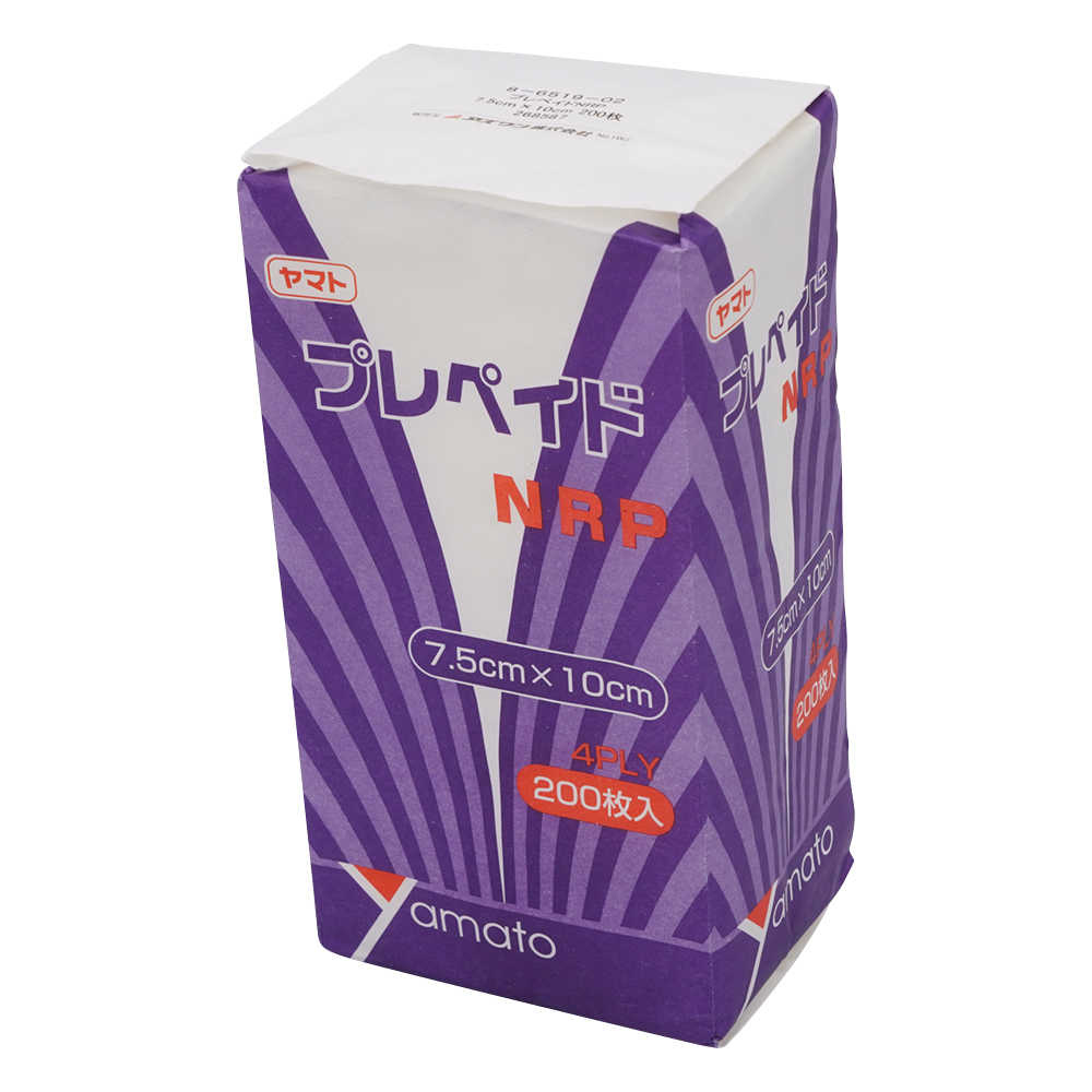 不織布ガーゼ（プレペイドNRP） 75×100 1袋（200枚入） 268587