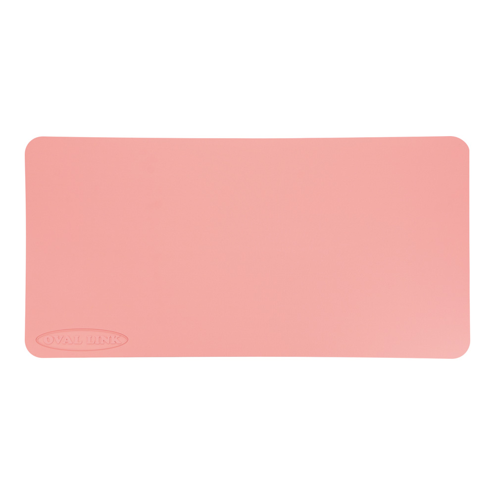 オーバルリンク（浴室用マット） ピンク M