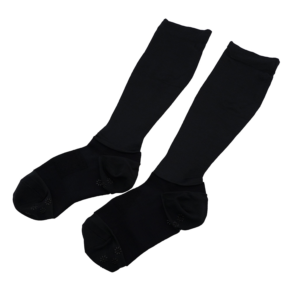 足もとソリューション（看護師用ソックス） 黒 S F732-227R-23-90