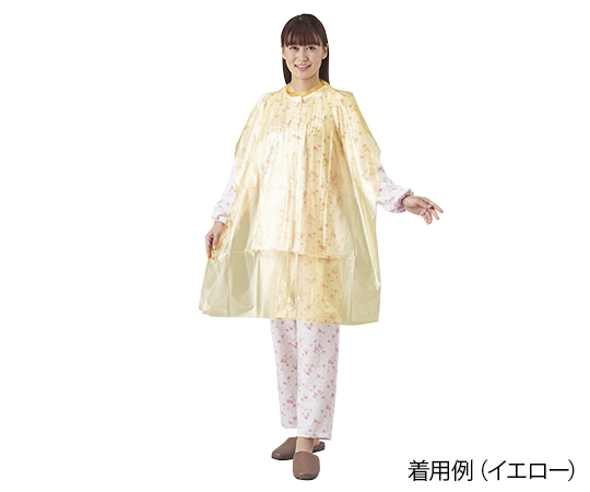 PE食事用エプロン（タイオンタイプ）イエロー 1箱（50枚入） FR-840