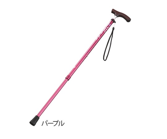 伸縮杖（スリムネックタイプ） パープル（女性用） B059-608SD-D004-3