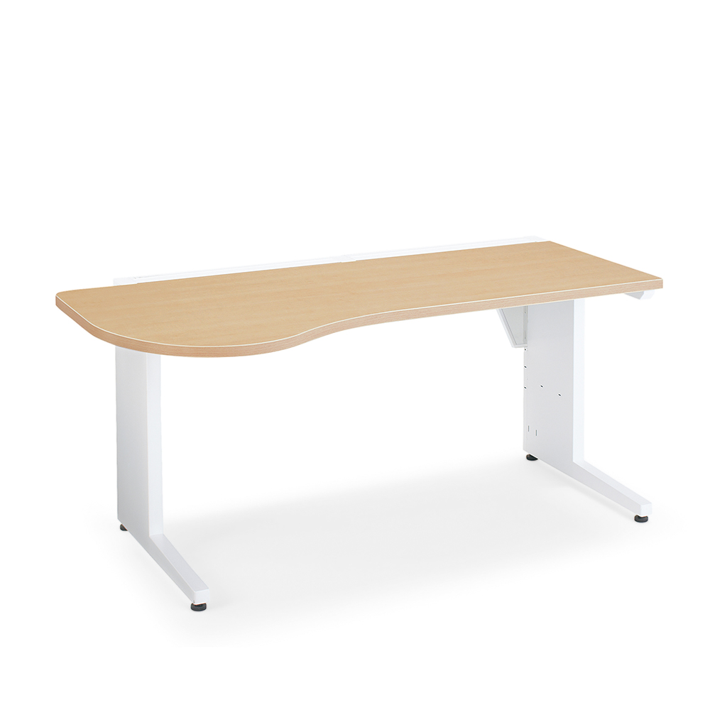 診察デスク 左ラウンド 1600×750×720 HIF-R1607L-SWT11