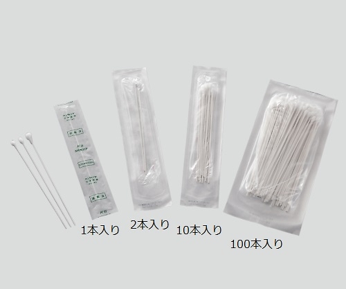 メンティップ 病院用綿棒（紙軸） 1箱（100本入×25袋） 100P1505-NB