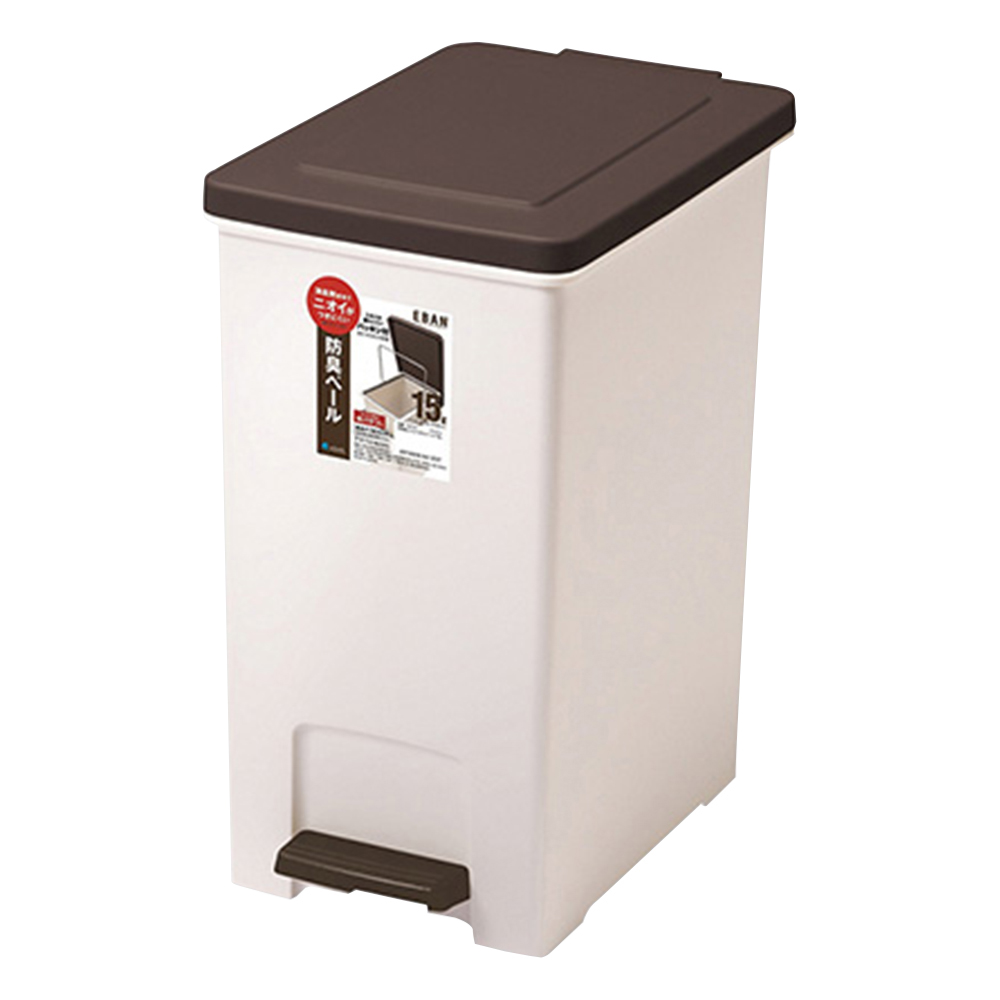 R防臭ペダルペール 内バケツ付 15L 6412