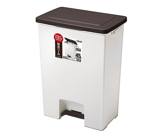 R防臭ペダルペール 45L 431×284×584mm #6418