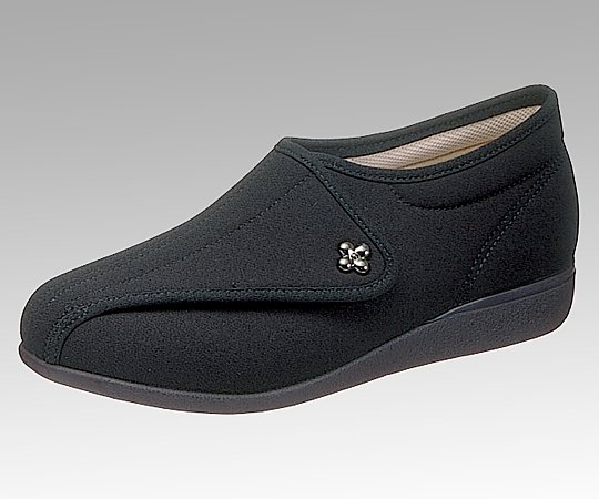 リハビリシューズ 快歩主義・女性用 ブラックストレッチ 21.5cm L011