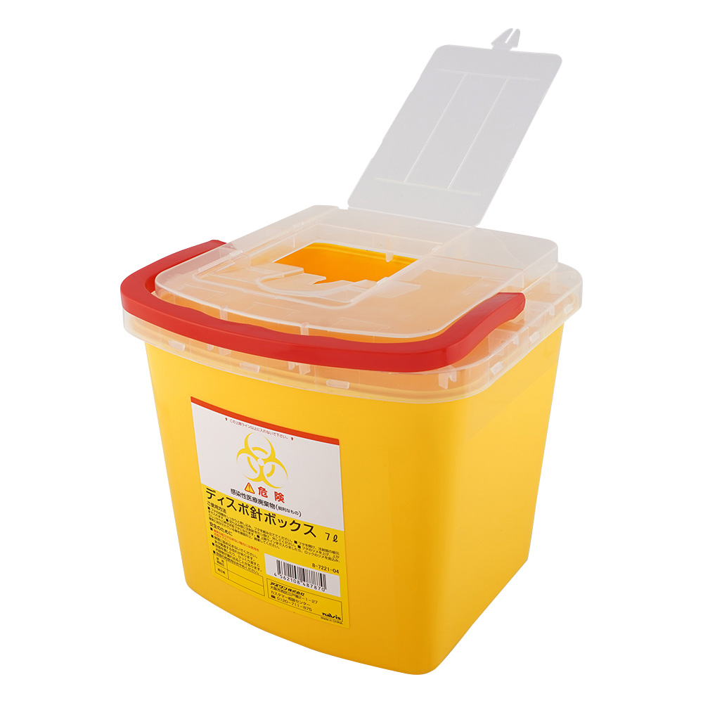 ディスポ針ボックス 黄色 7L 1個