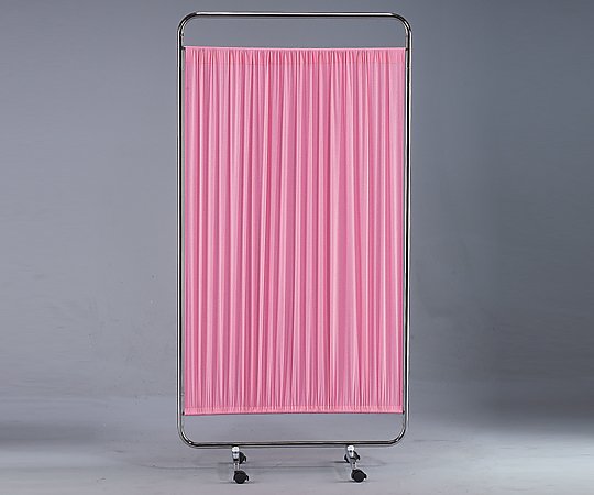 カラー衝立 一連 1200×1600 キャスター幅：415 ピンク