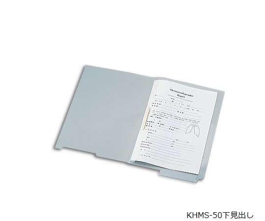 カルテフォルダー（ファスナー付き） 下見出し 1箱（50枚入） KHMS-50