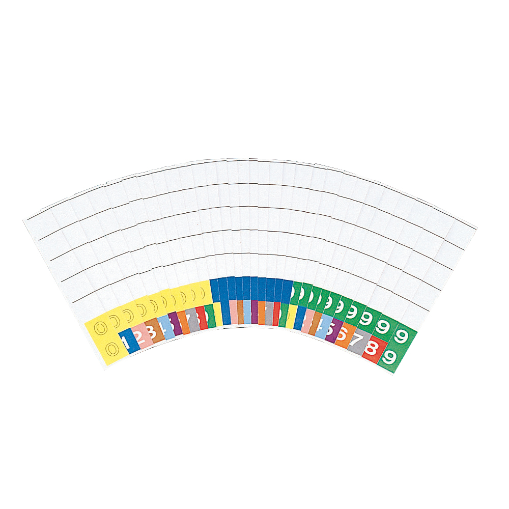 カラーナンバー見出し紙 100枚入 HK761