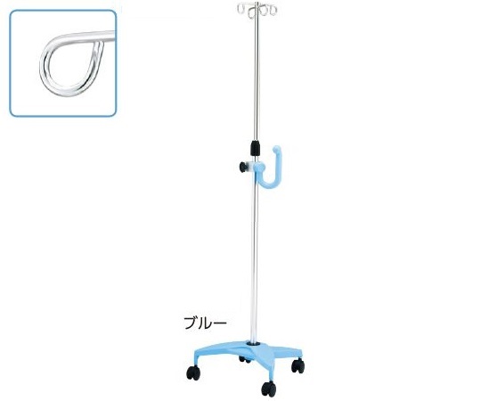 イルリガードルスタンド（ネスティングタイプ） 4本架 ブルー SAP4-H