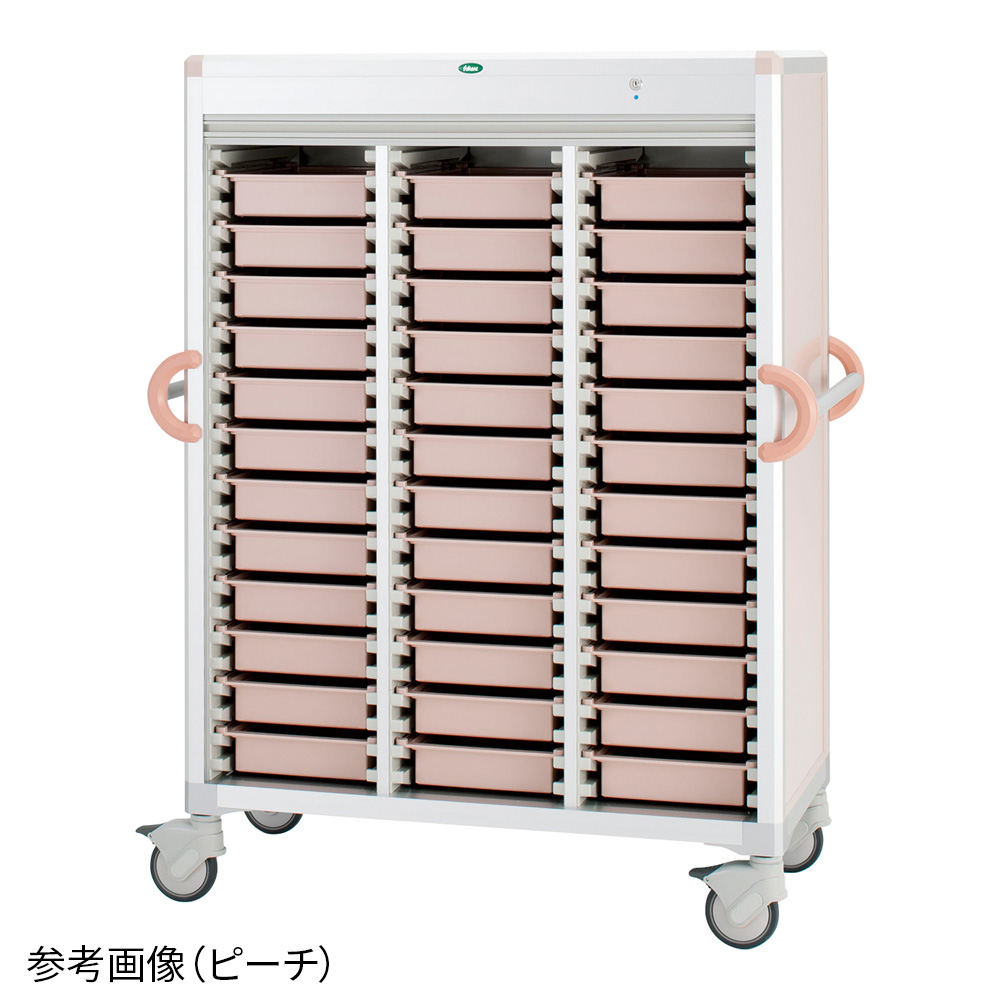 注射薬カート 1173×570×1491 ピーチ C3407-NS324SB