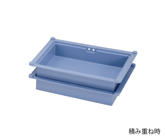 注射薬トレー 34-07タイプ（深さ7cm）帯電防止 ブルー PT34-07