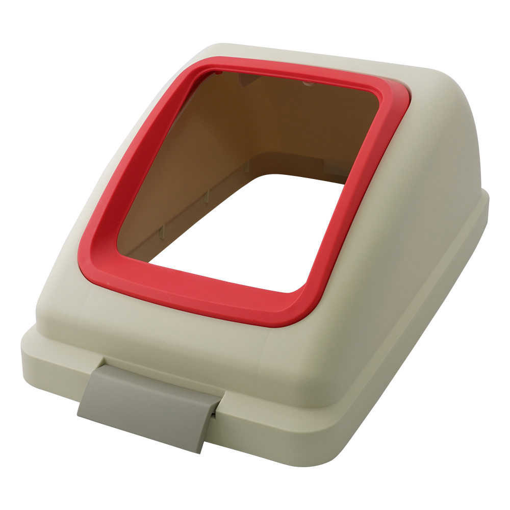 分別ゴミ箱（リサイクルトラッシュ）ECO-50用フタ 赤 YW-133L-OP1-R