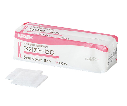 ネオガーゼC 50×50mm 6ply 100枚入 021-800060-00