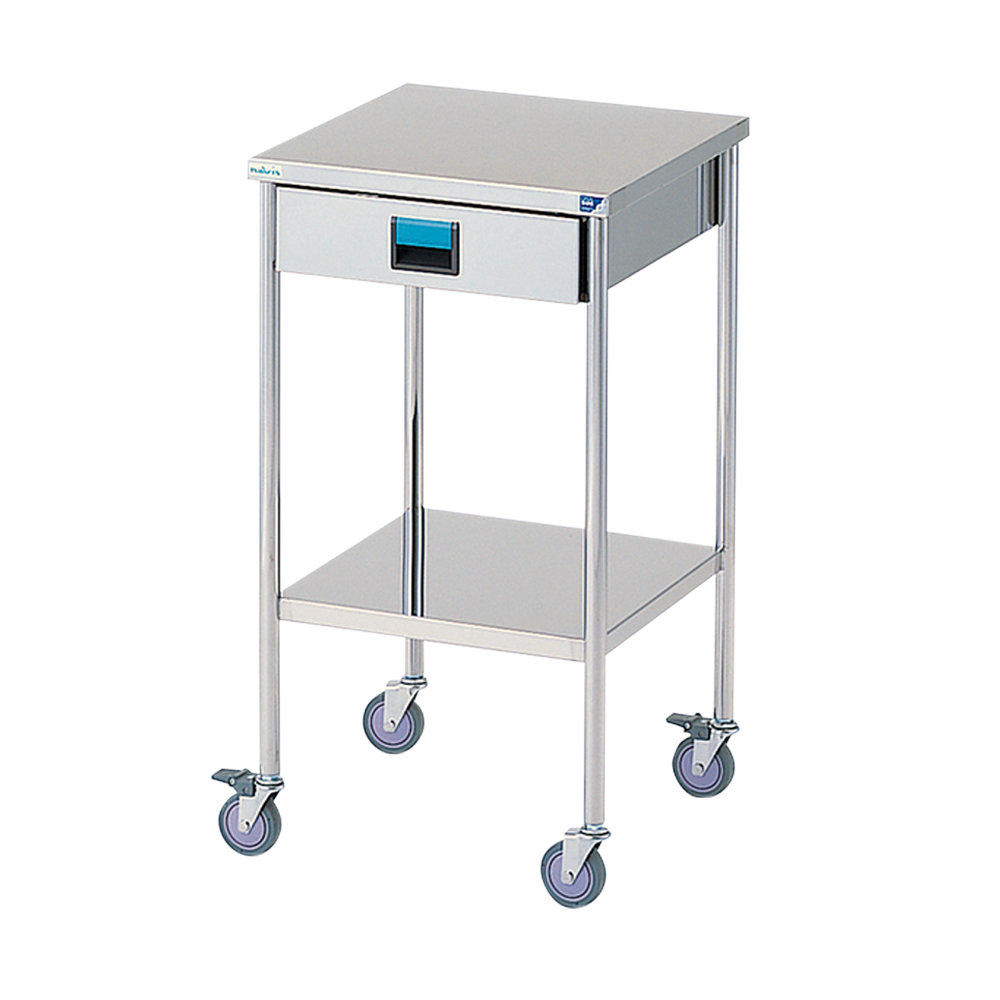 スクエアワゴン SQ-A 引出し付き 435×435×800mm