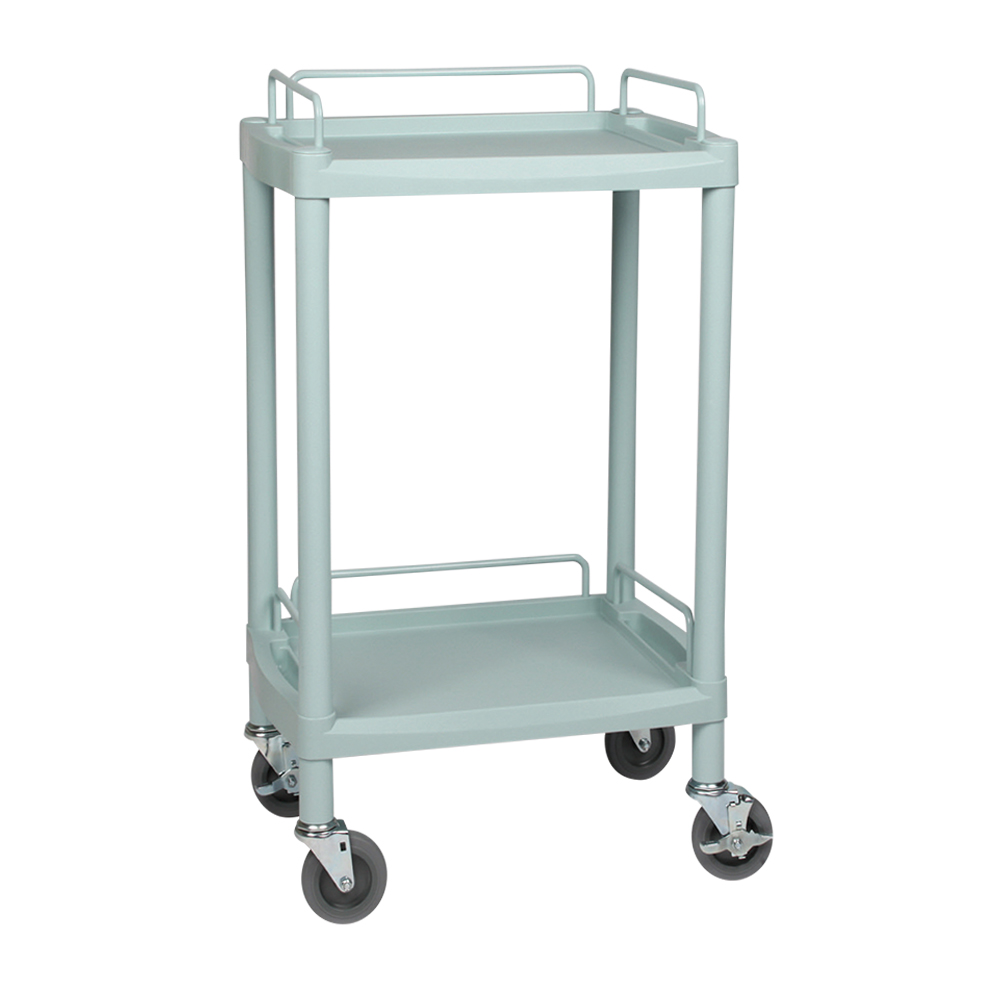 プラスチックワゴン2段 引出し無し 560×385×825mm Y101E