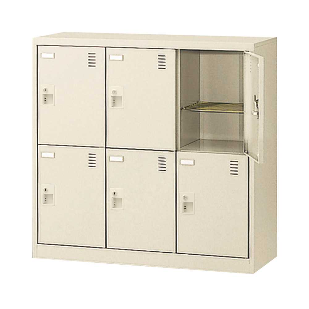 ロッカー（鍵付き6人用ミニタイプ） SLC-M6-S2