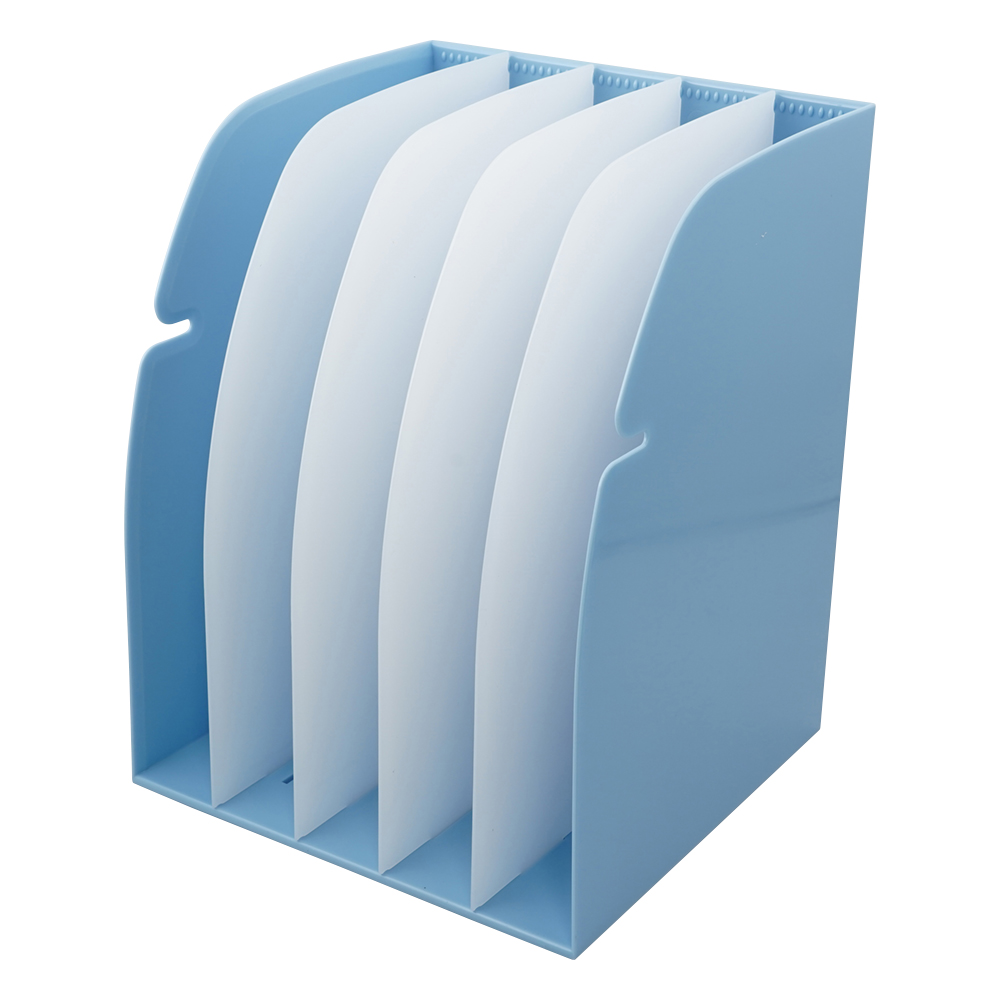 カルテフォルダースタンド 214×274×204mm ブルー HK860-1