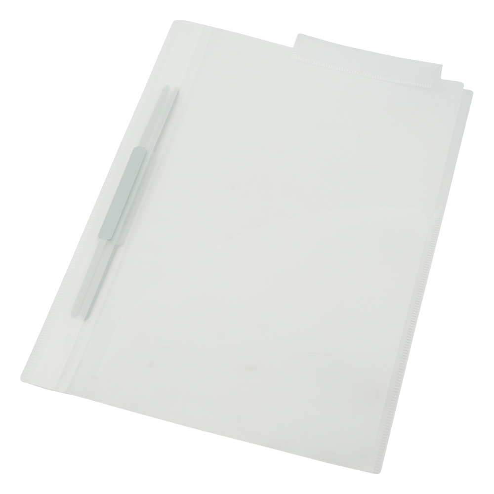 カルテフォルダー（A4・PP）ファスナー2本・上見出し型 1箱（200枚入） HK7720U-ﾐ