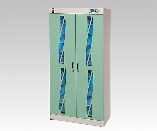 スリッパ殺菌ロッカー（グリーン） 700×400×1500mm KE-S020