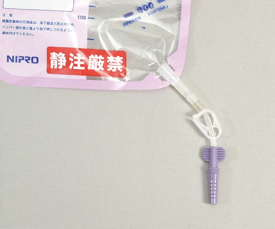 経腸栄養バッグ ジッパータイプ EOG滅菌済 1000mL 25枚入 EFA-10TMD-P 60-103