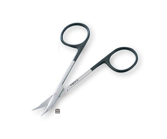 剪刀（スーパー・デリケート剪刀） 両尖 曲 B034-481V