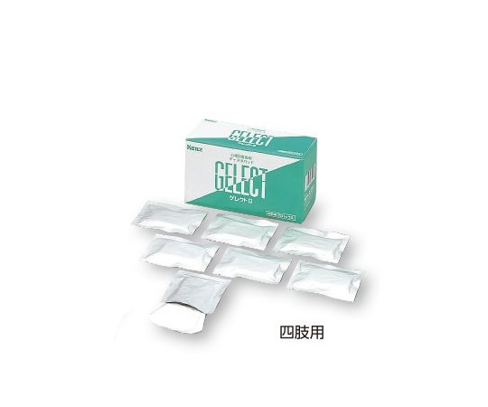 心電図電極用ディスポパッド[ゲレクトS] 4枚×25パック入 四肢用