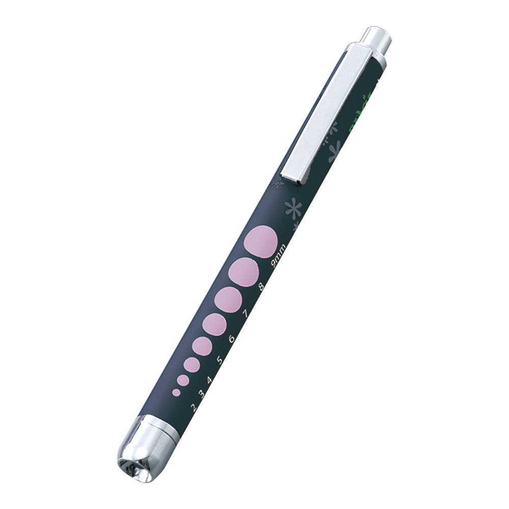 ラバー調ソフトLEDペンライト（ロング） ブラック