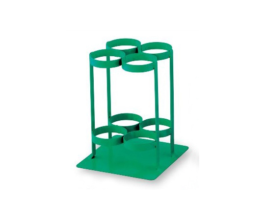 酸素ボンベスタンド 280×280×370mm TM-S-504 グリーン