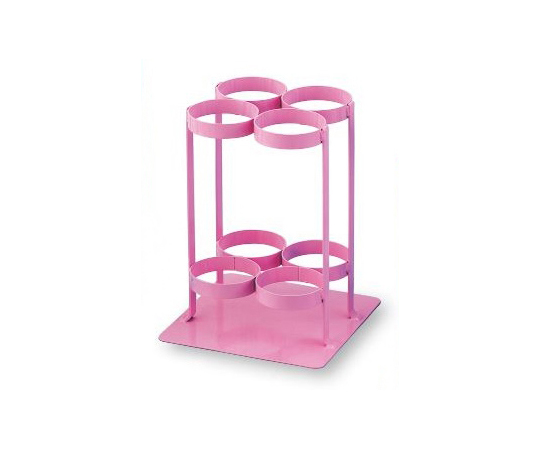 酸素ボンベスタンド 280×280×370mm TM-S-504 ピンク